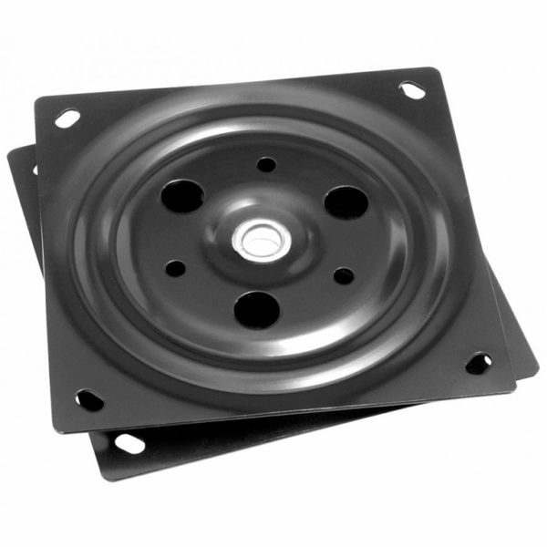 Piastra Girevole Quadra con Sfere Acciaio Nero mm.175x175  | GTV